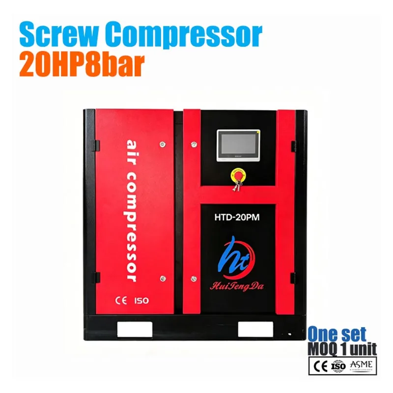 20 pk schroefluchtcompressor met variabele frequentie