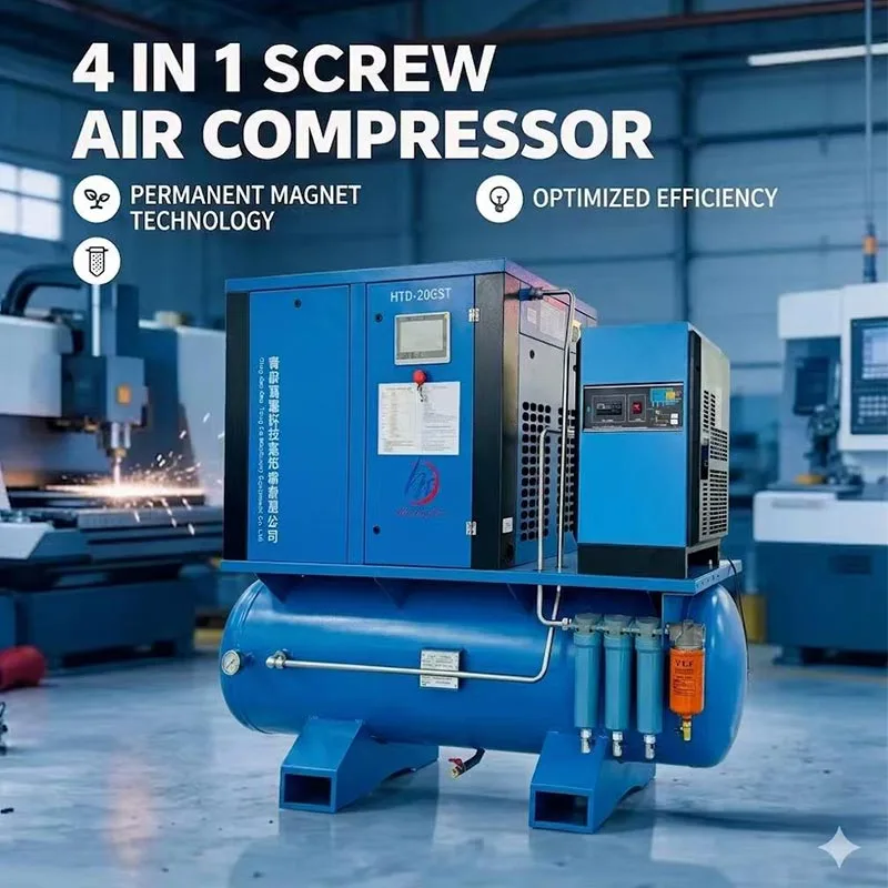 22KW 16 bar luchtcompressor voor lasersnijden