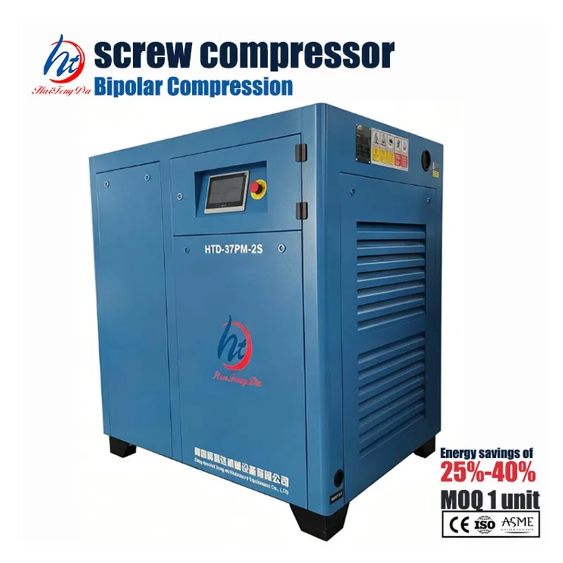 Tweetraps schroefluchtcompressor van 50 pk